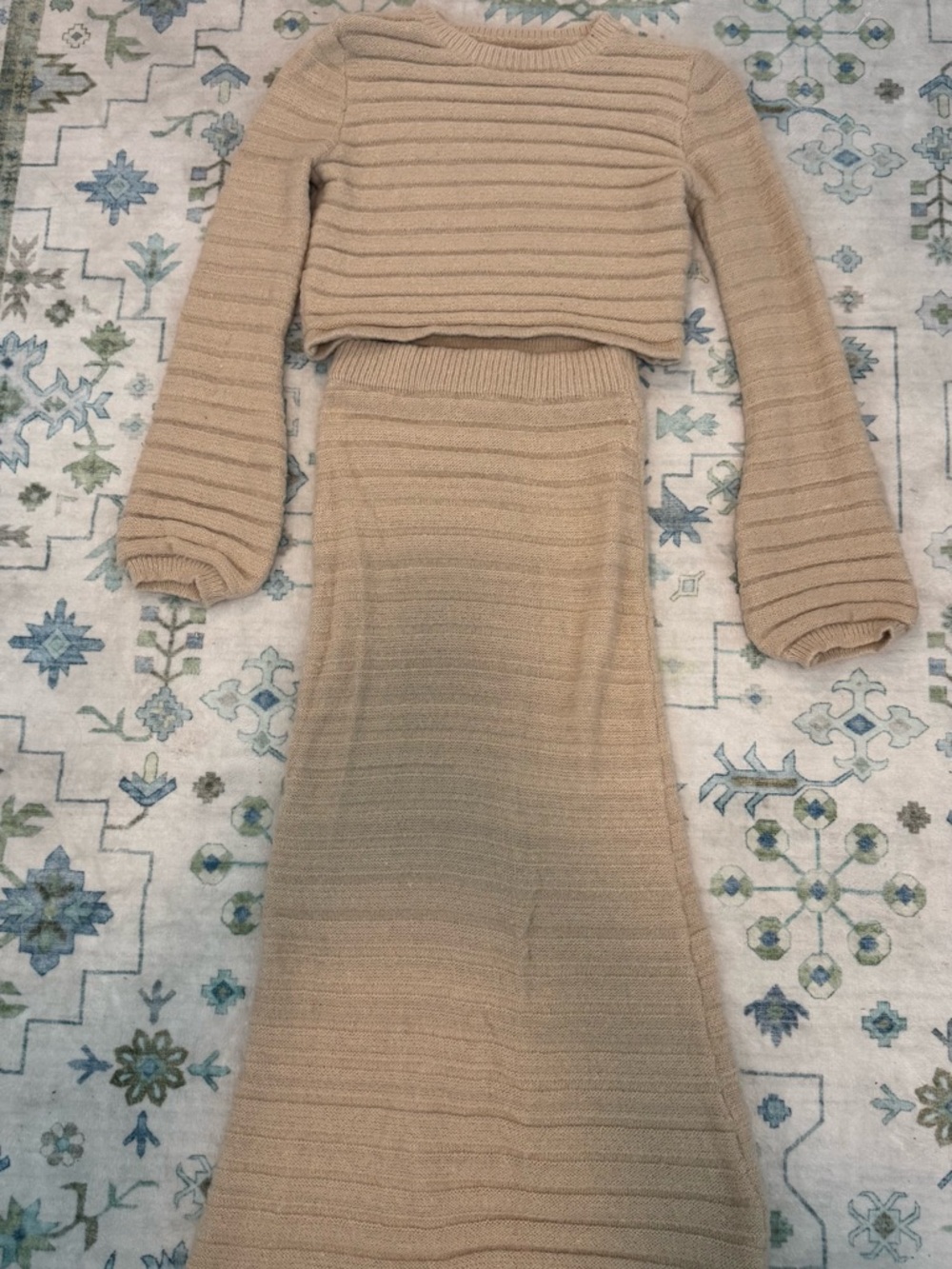 Tan Sweater set (worn once)